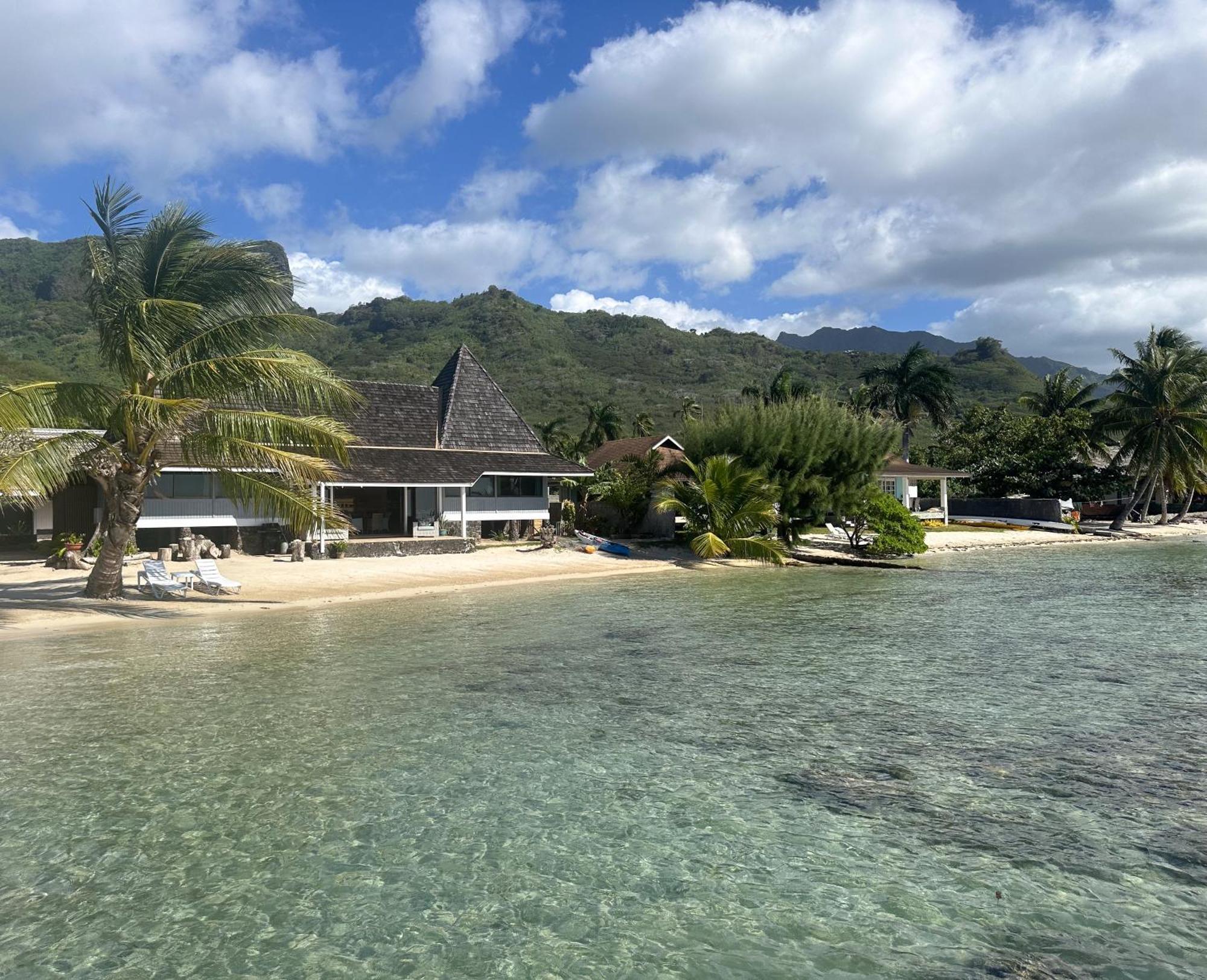 Chez Jay Moorea Beach House Villa Maharepa  Eksteriør billede